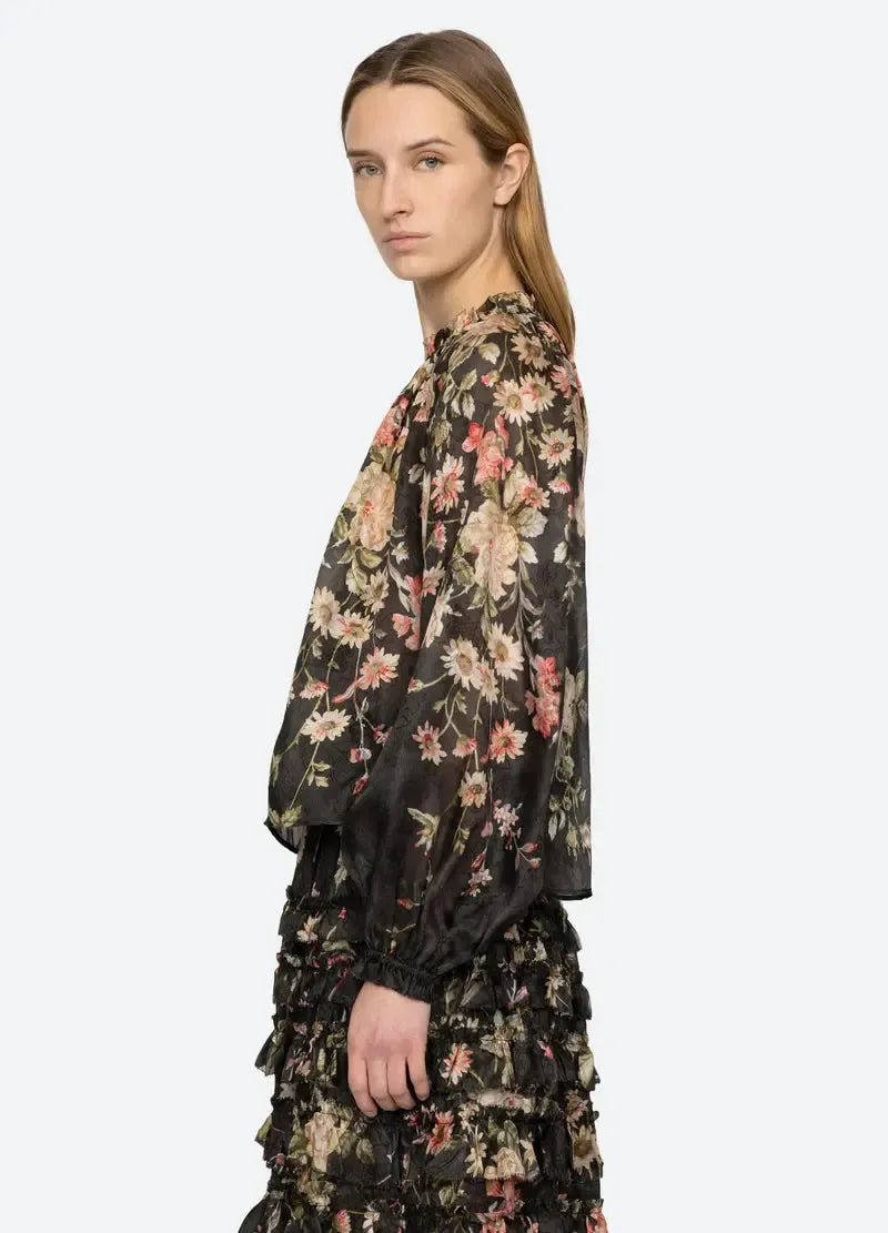 Jolie Print Top-Top-Sea New York-Debs Boutique