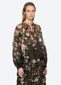 Thumbnail for Jolie Print Top-Top-Sea New York-Debs Boutique