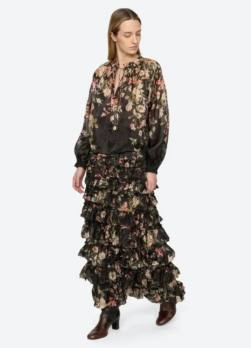 Jolie Print Top-Top-Sea New York-Debs Boutique
