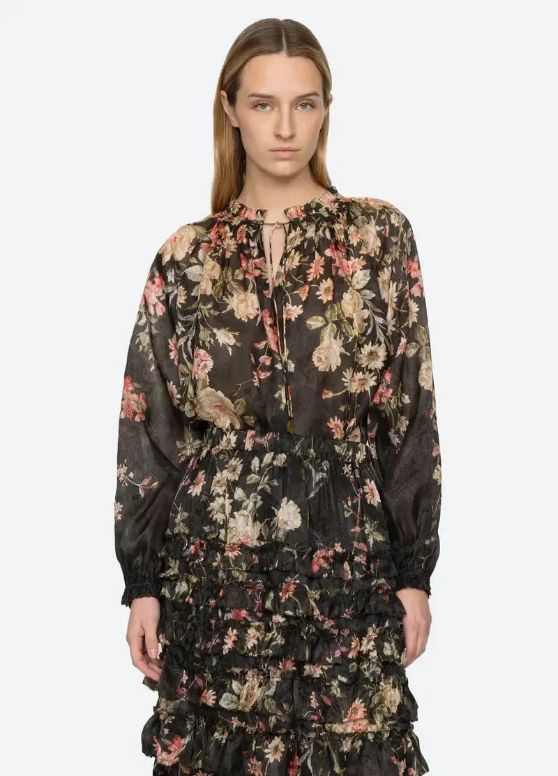Jolie Print Top-Top-Sea New York-Debs Boutique