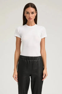 Thumbnail for Baby Tee White-Tops-SPWMN-Debs Boutique