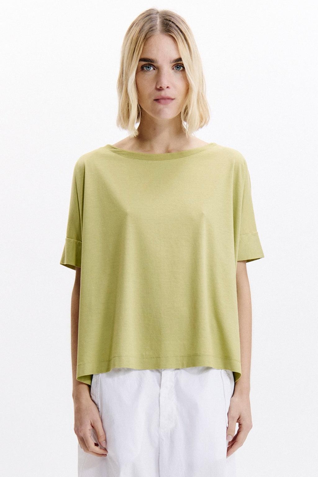 Lyocell Tee M221 Lime-Tops-Transit-Debs Boutique