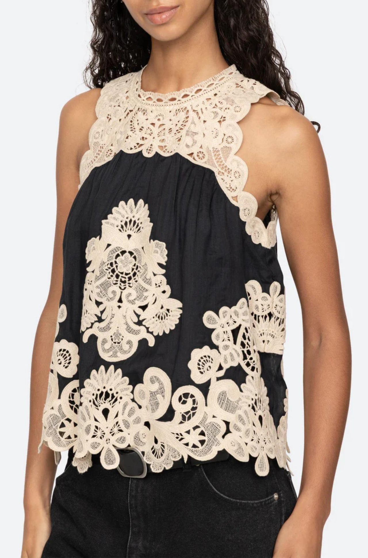 Medina Lace Tank Top-Top-Sea New York-Debs Boutique