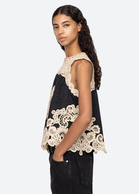 Thumbnail for Medina Lace Tank Top-Top-Sea New York-Debs Boutique