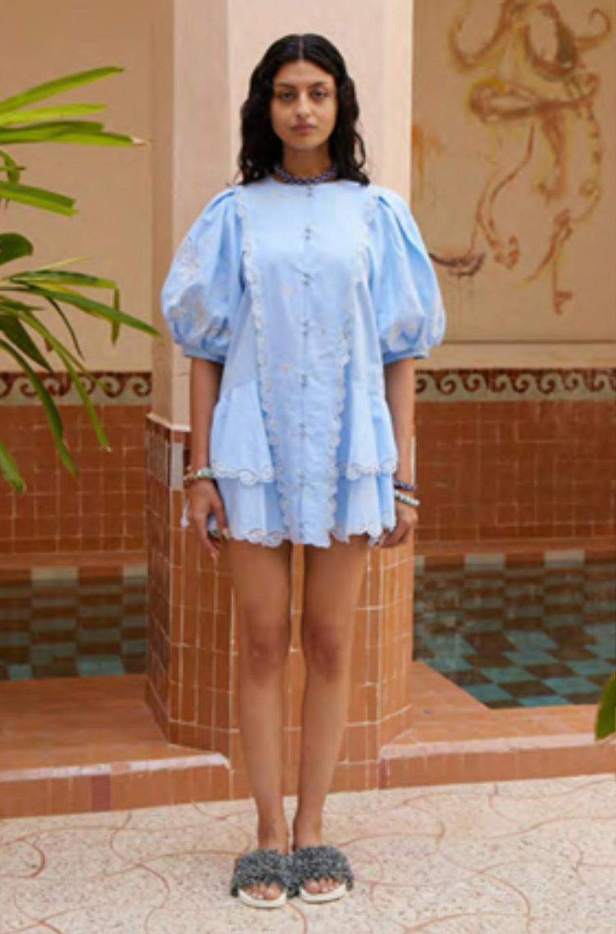 Maizy Embroidered Mini Dress-Dress-Alemais-Debs Boutique