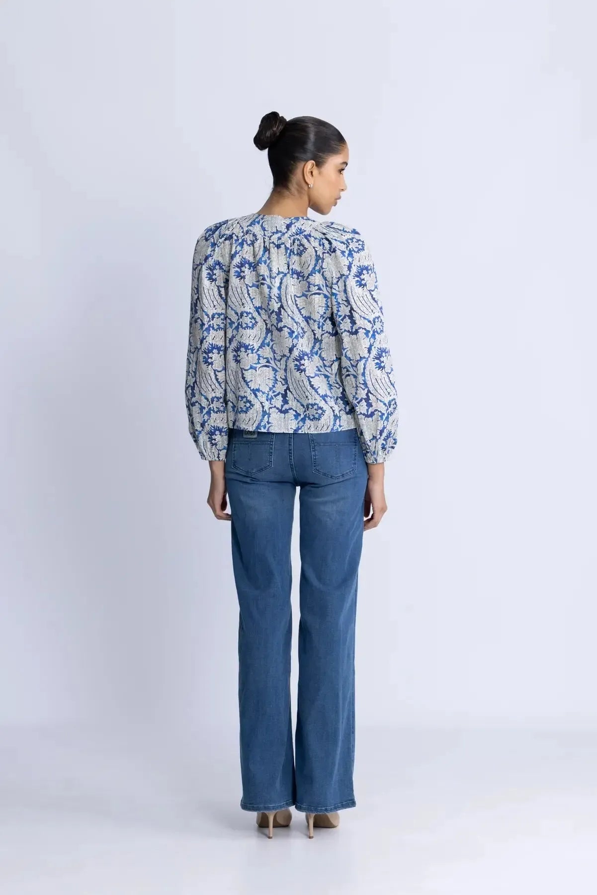 Brea Long Sleeve Blouse-Tops-Ulla Johnson-Debs Boutique