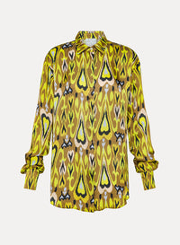 Thumbnail for NOTHERN LIGHT PRINT SATIN SHIRT-Shirt-Forte_Forte-Debs Boutique