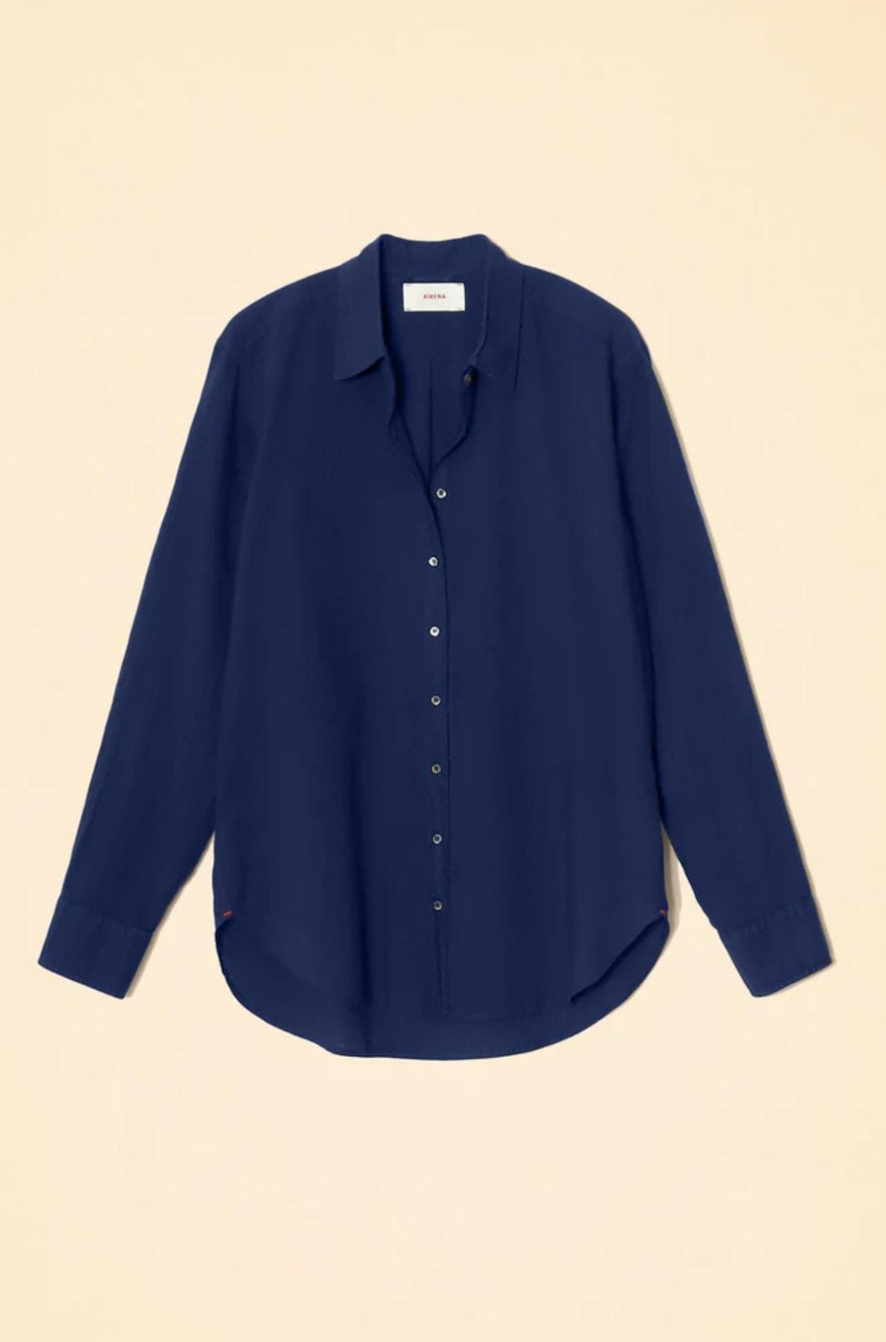 Navy Beau Shirt-Tops-Xirena-Debs Boutique