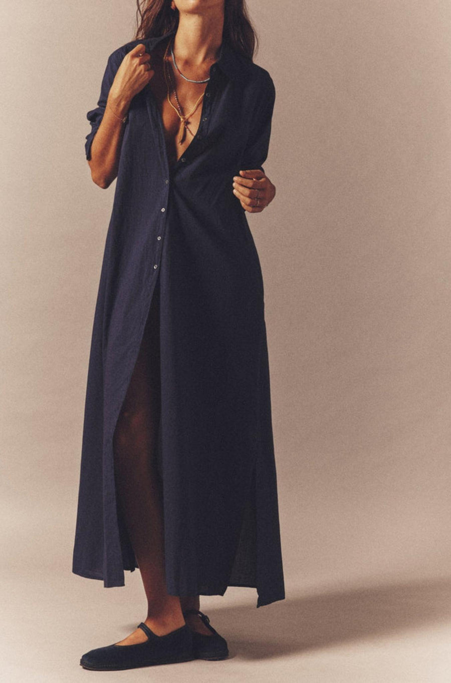 Navy Boden Dress-Dresses-Xirena-Debs Boutique