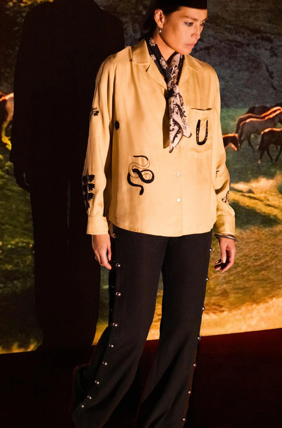 Patti Desert Tattoo Shirt-Tops-ALIX OF BOHEMIA-Debs Boutique