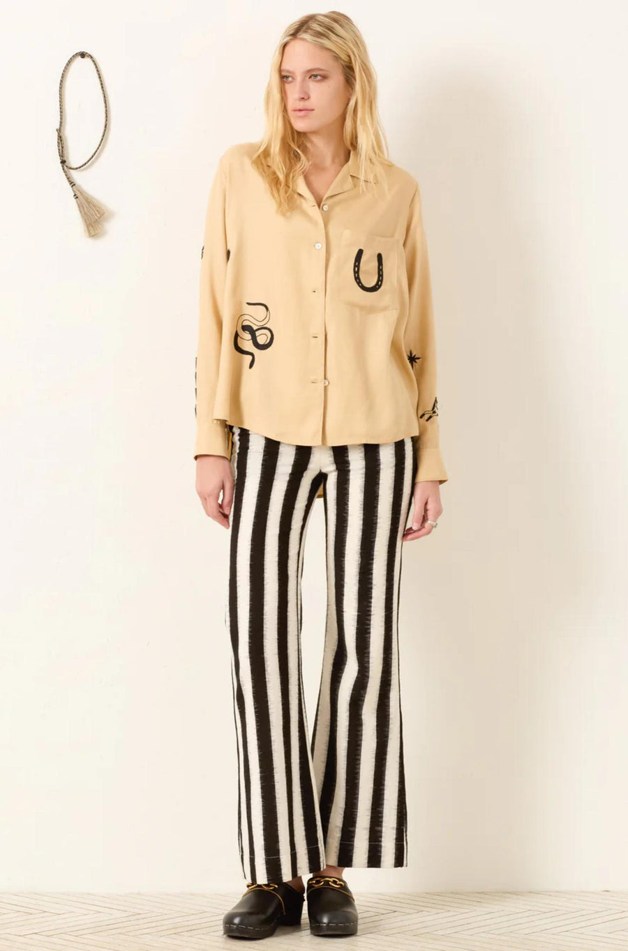 Patti Desert Tattoo Shirt-Tops-ALIX OF BOHEMIA-Debs Boutique