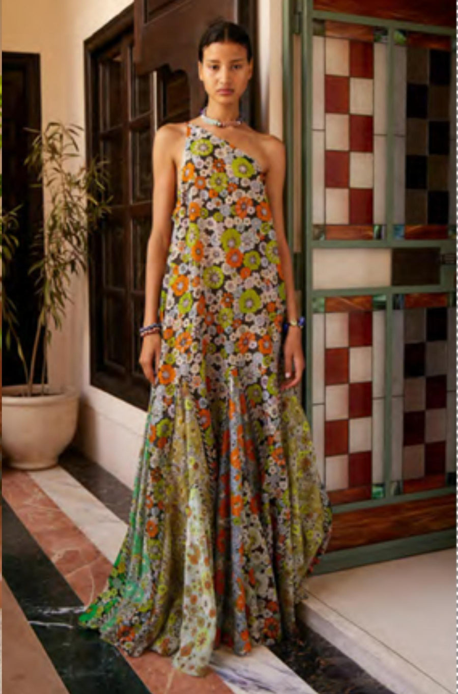 Orange Blossom Spliced Gown-Dress-Alemais-Debs Boutique