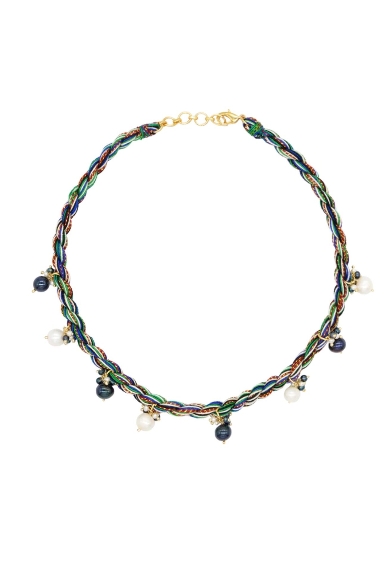 Pearl Jam Necklace - B & W-ACCESSORIES-Monoki-Debs Boutique