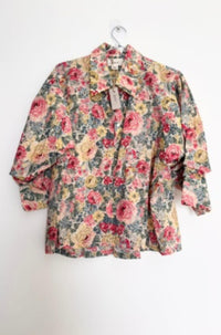 Thumbnail for Floral Cotton Prairie Shirt-Tops-Dhaari-Debs Boutique