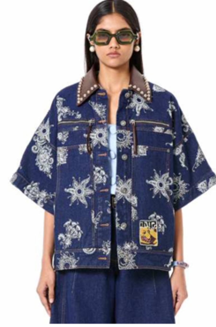Embroidered Denim Jacket