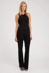 Thumbnail for Rib Bootcut Pants Black-Pants-SPWMN-Debs Boutique