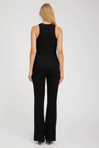 Thumbnail for Rib Bootcut Pants Black-Pants-SPWMN-Debs Boutique
