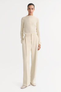 Thumbnail for Ribbed Top Bone-Sweaters & Cardigans-Soft Goat-Debs Boutique