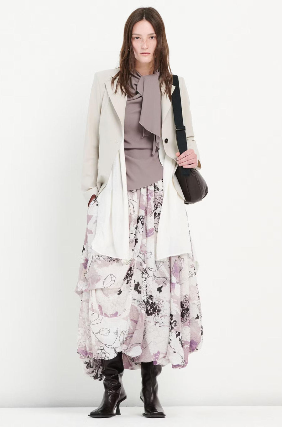 Roccoco Jacket Light Grey-JACKETS & OUTERWEAR-HIGH-Debs Boutique