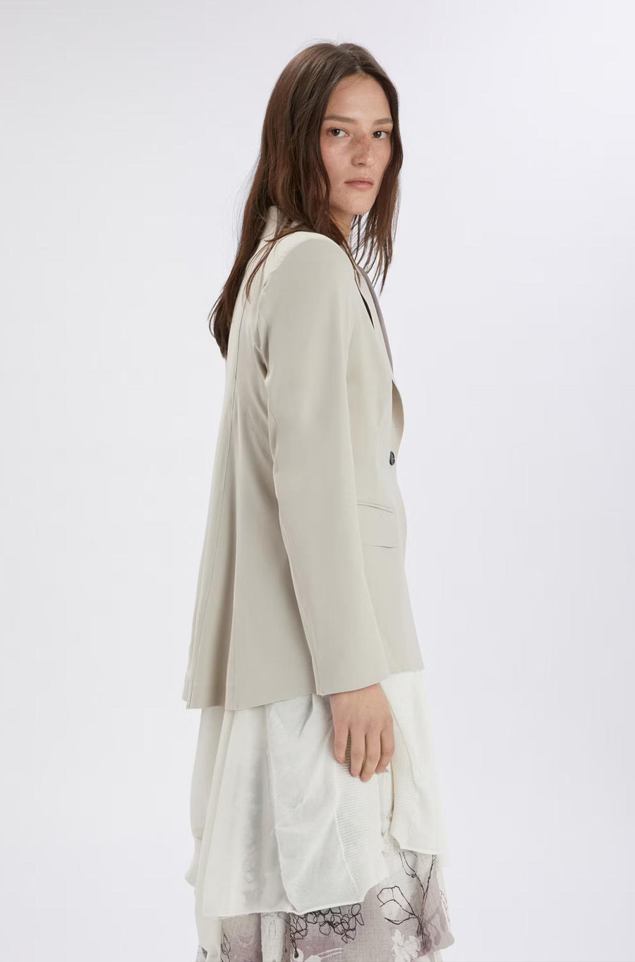 Roccoco Jacket Light Grey-JACKETS & OUTERWEAR-HIGH-Debs Boutique