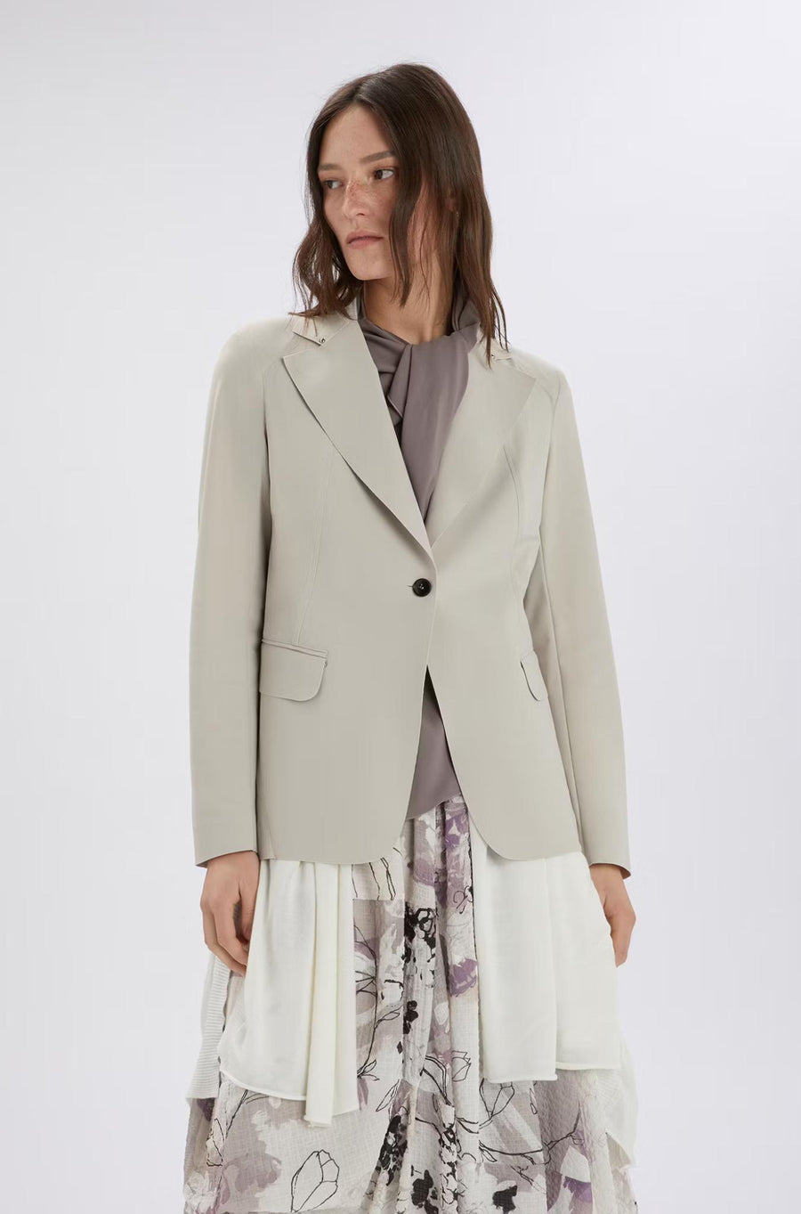 Roccoco Jacket Light Grey-JACKETS & OUTERWEAR-HIGH-Debs Boutique