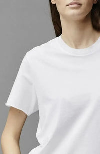 Thumbnail for Rubinette Jersey T-Shirt White-Tops-Kristensen Du Nord-Debs Boutique