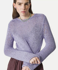 Thumbnail for Silk Cashmere Mohair Roundneck Sweater-Sweater-Forte_Forte-Debs Boutique