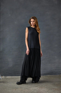 Thumbnail for Silk Satin Floaty Dress-Dresses-Kristensen Du Nord-Debs Boutique