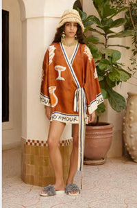Thumbnail for Soleil D'Amour Wrap Mini Dress-Dress-Alemais-Debs Boutique