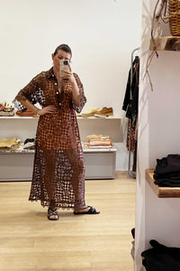 Thumbnail for PATTI LACE SHIRTDRESS-Dress-Alemais-Debs Boutique