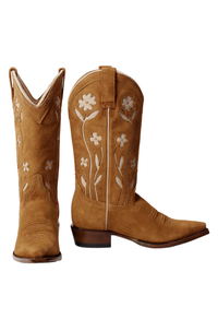 Thumbnail for The Cowboy Boot Tan Floral