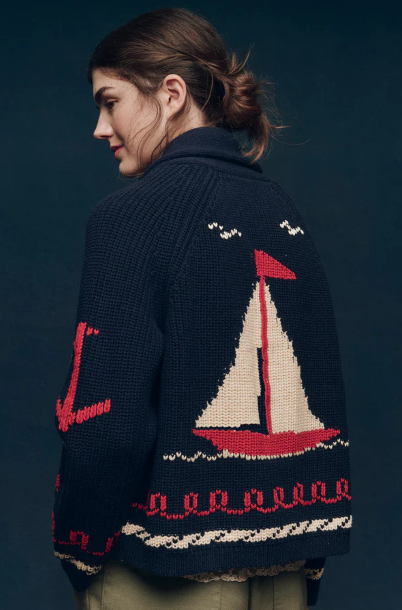 The Sailboat Lodge Cardigan