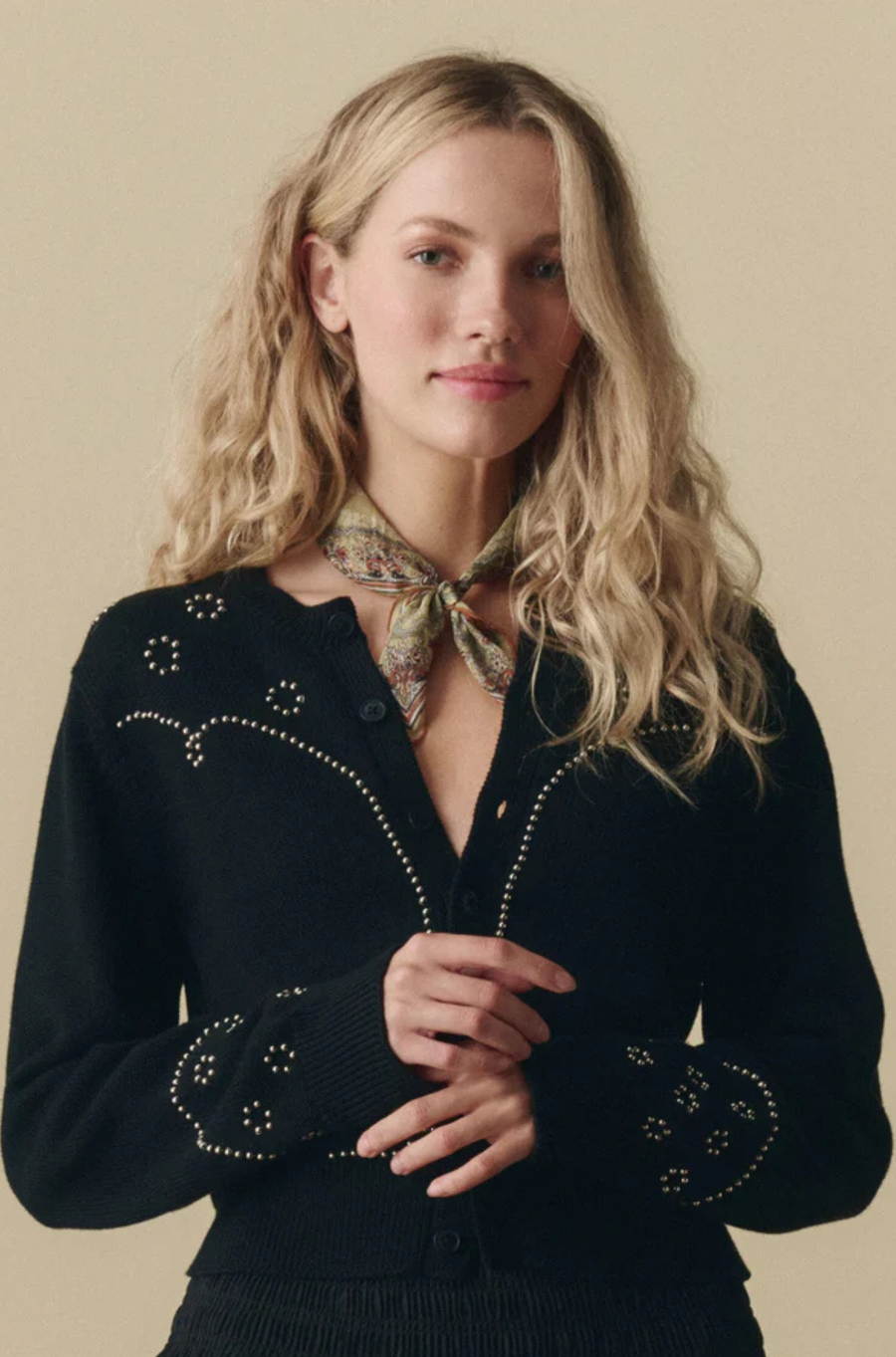 The Studded Cardigan