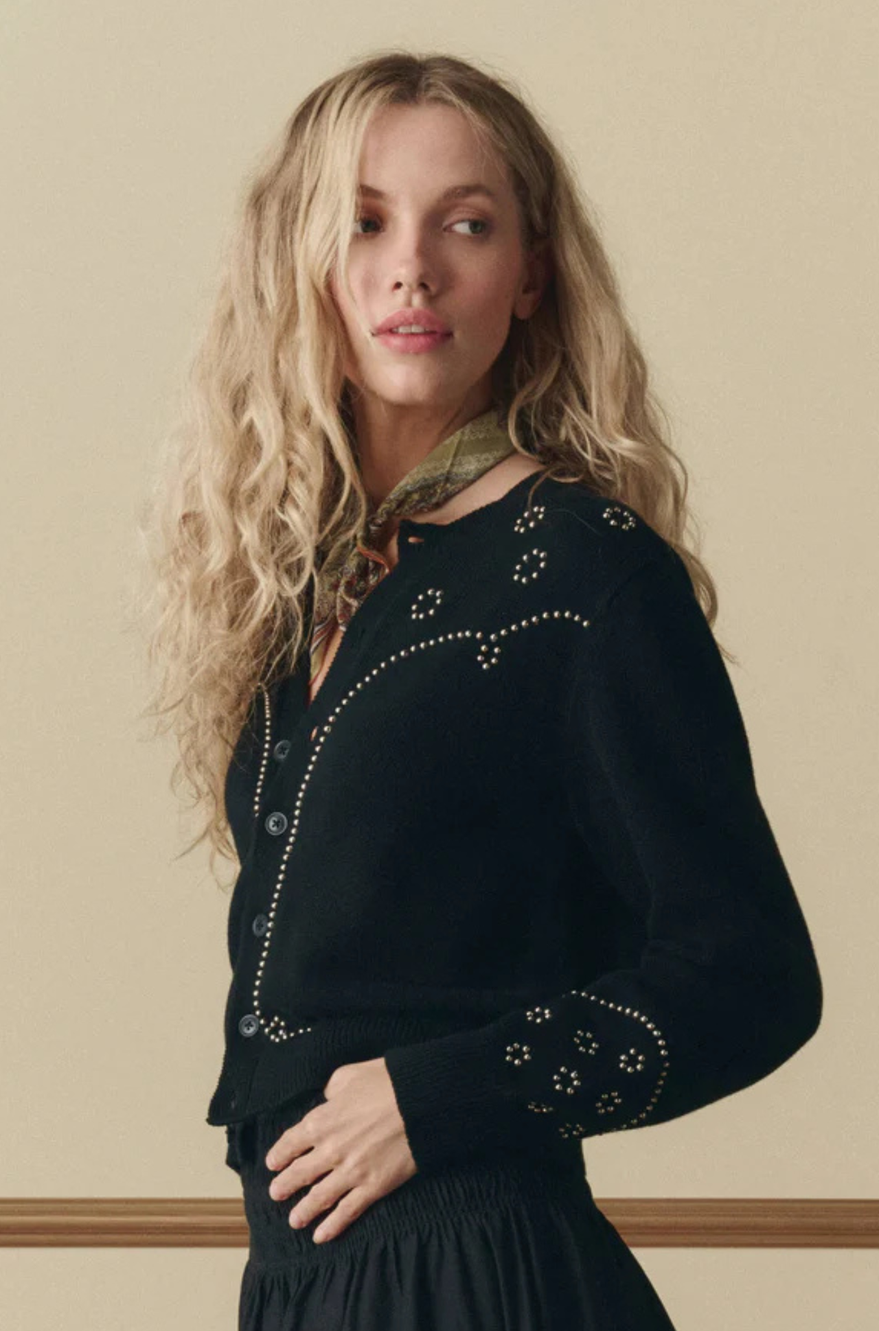 The Studded Cardigan