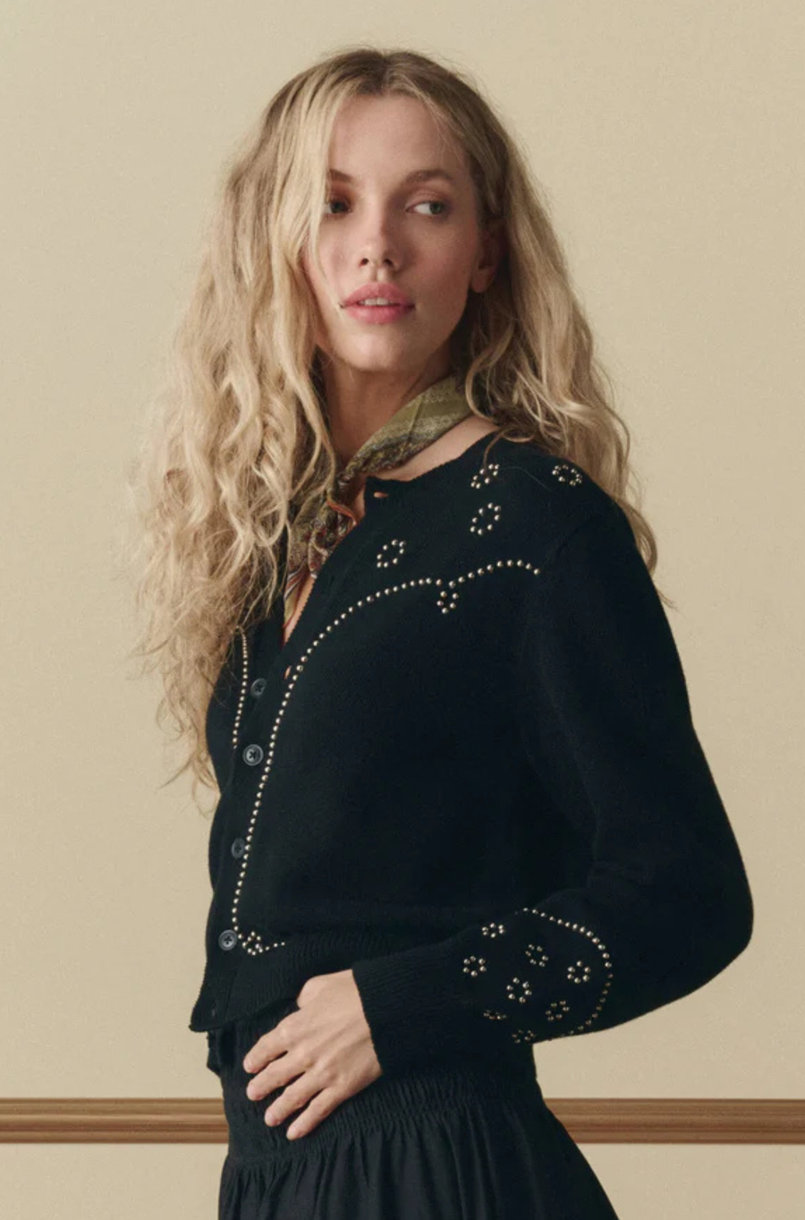 The Studded Cardigan