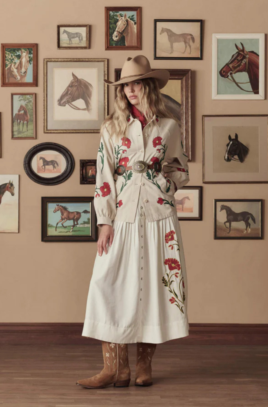 The Western Embroidered Commodore Jacket