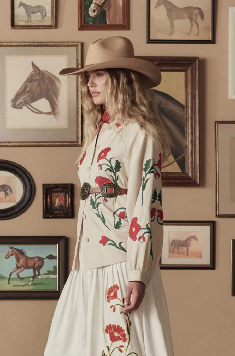 The Western Embroidered Commodore Jacket