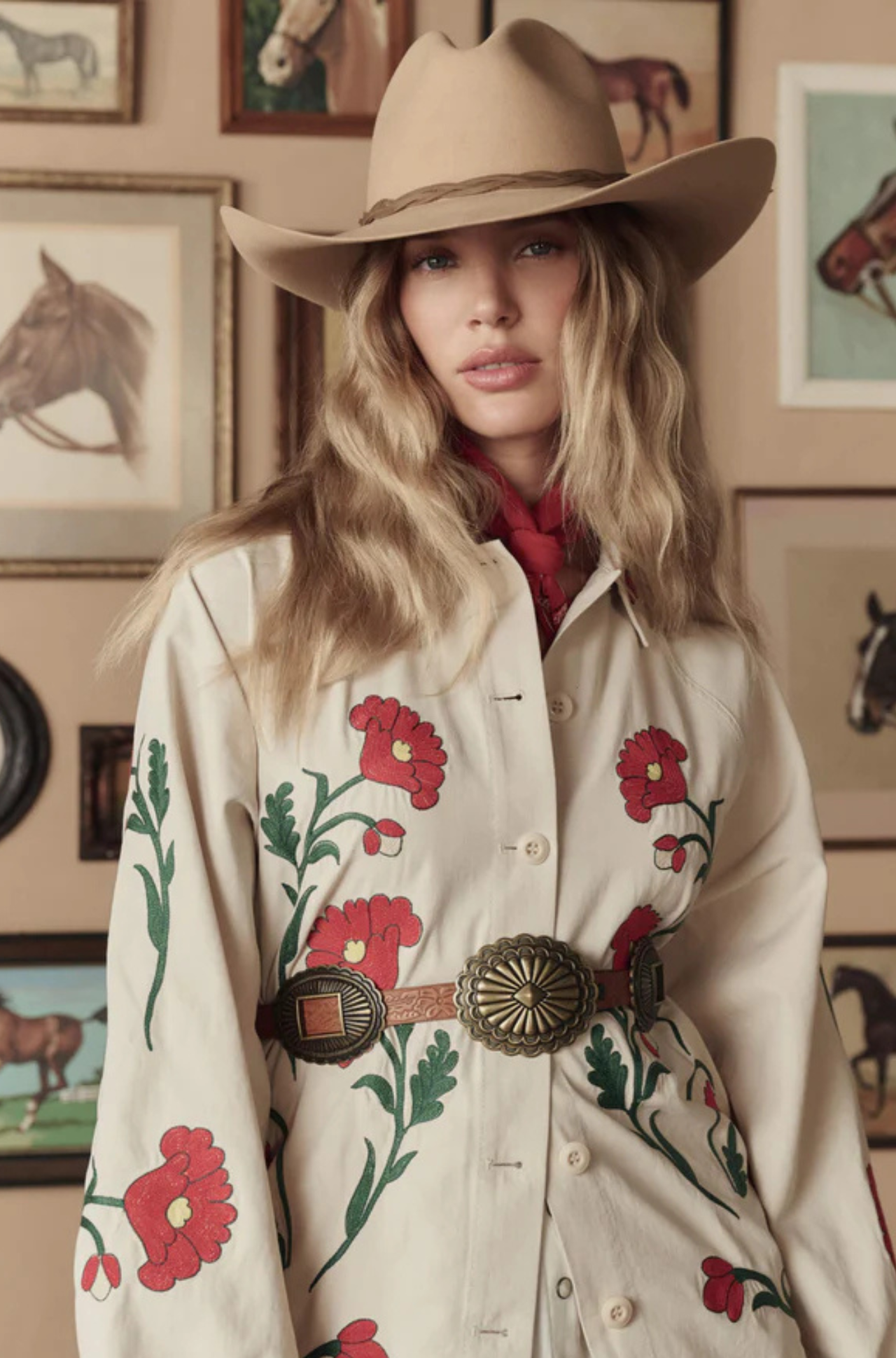 The Western Embroidered Commodore Jacket