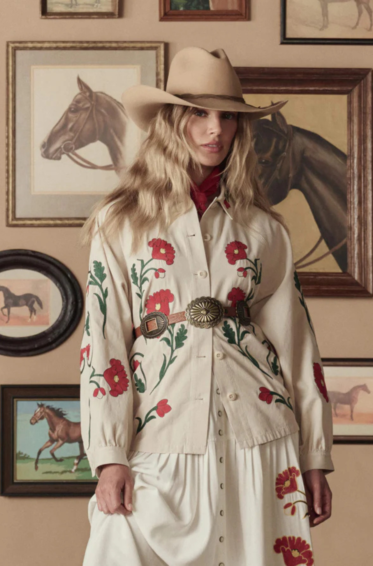 The Western Embroidered Commodore Jacket