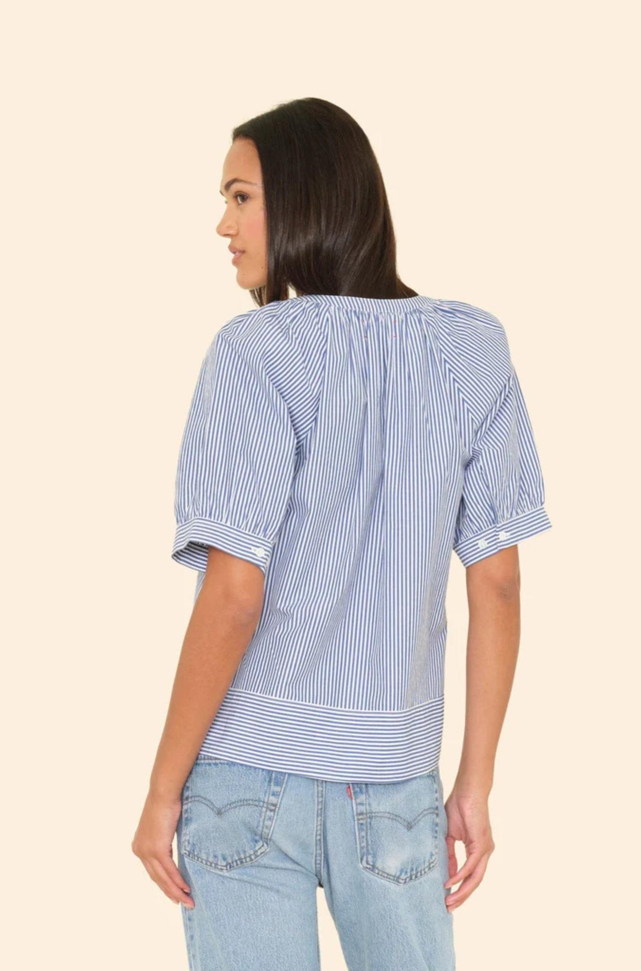 True Blue Josette Top-Tops-Xirena-Debs Boutique