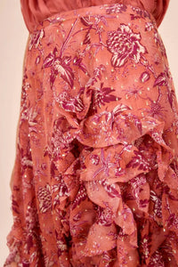 Thumbnail for Adele Cascading Ruffle Silk Skirt-SKIRTS & SHORTS-Ulla Johnson-Debs Boutique