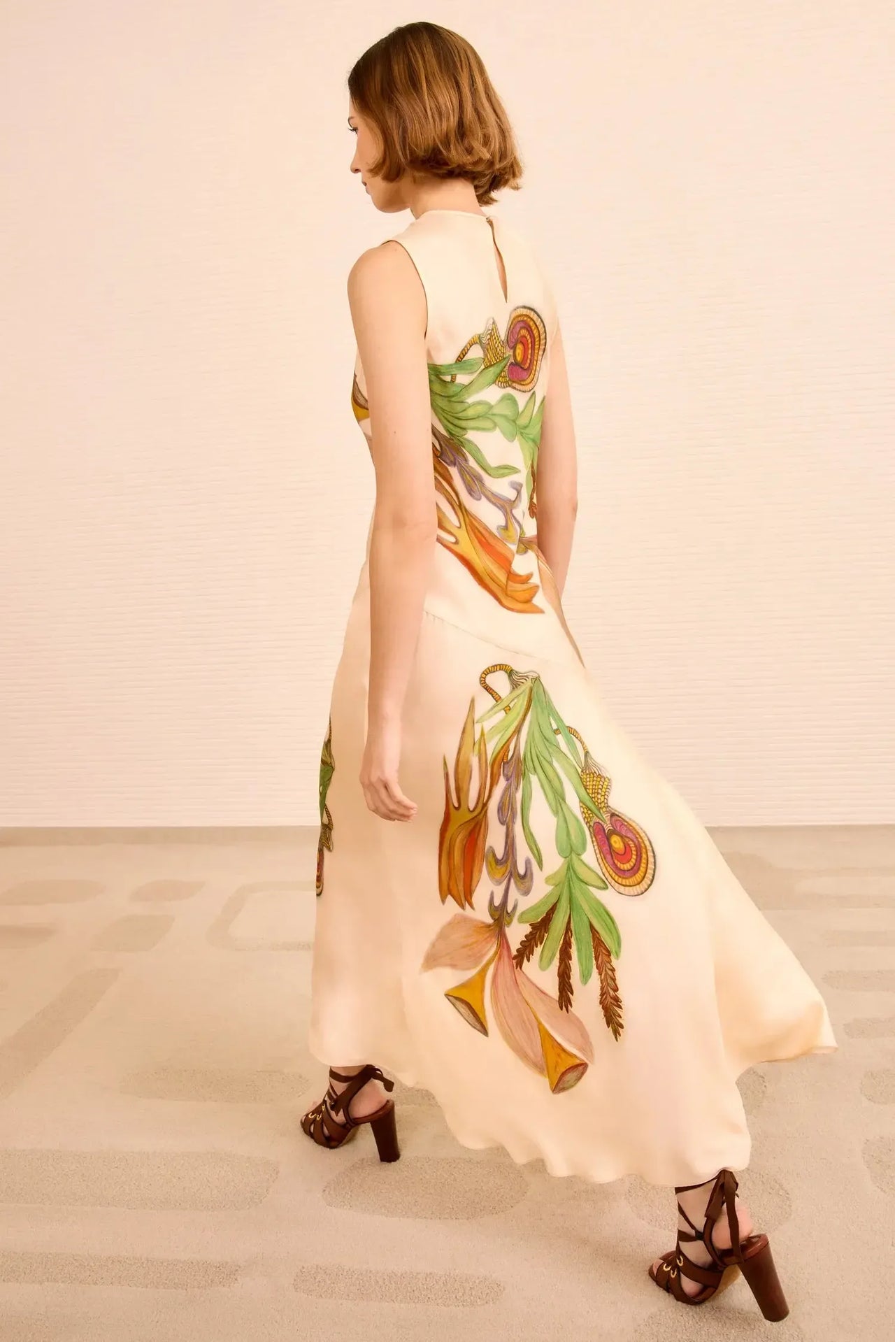 Gaea Sleeveless Silk Dress-Dresses-Ulla Johnson-Debs Boutique