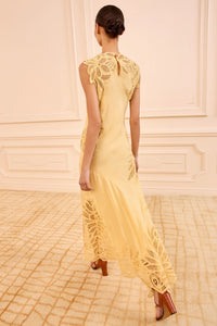 Thumbnail for Idra Lace Applique Dress Dandelion