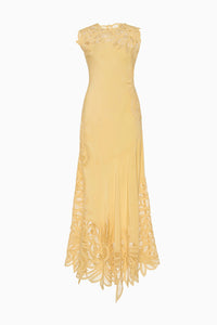 Thumbnail for Idra Lace Applique Dress Dandelion