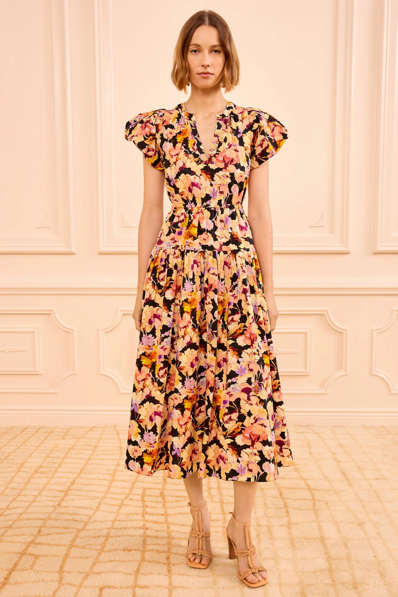 Marin Cotton Midi Dress