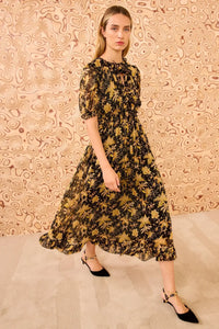 Thumbnail for Rosamunde Puff Sleeve Dress-Dresses-Ulla Johnson-Debs Boutique