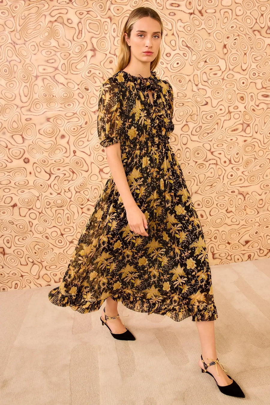 Rosamunde Puff Sleeve Dress-Dresses-Ulla Johnson-Debs Boutique