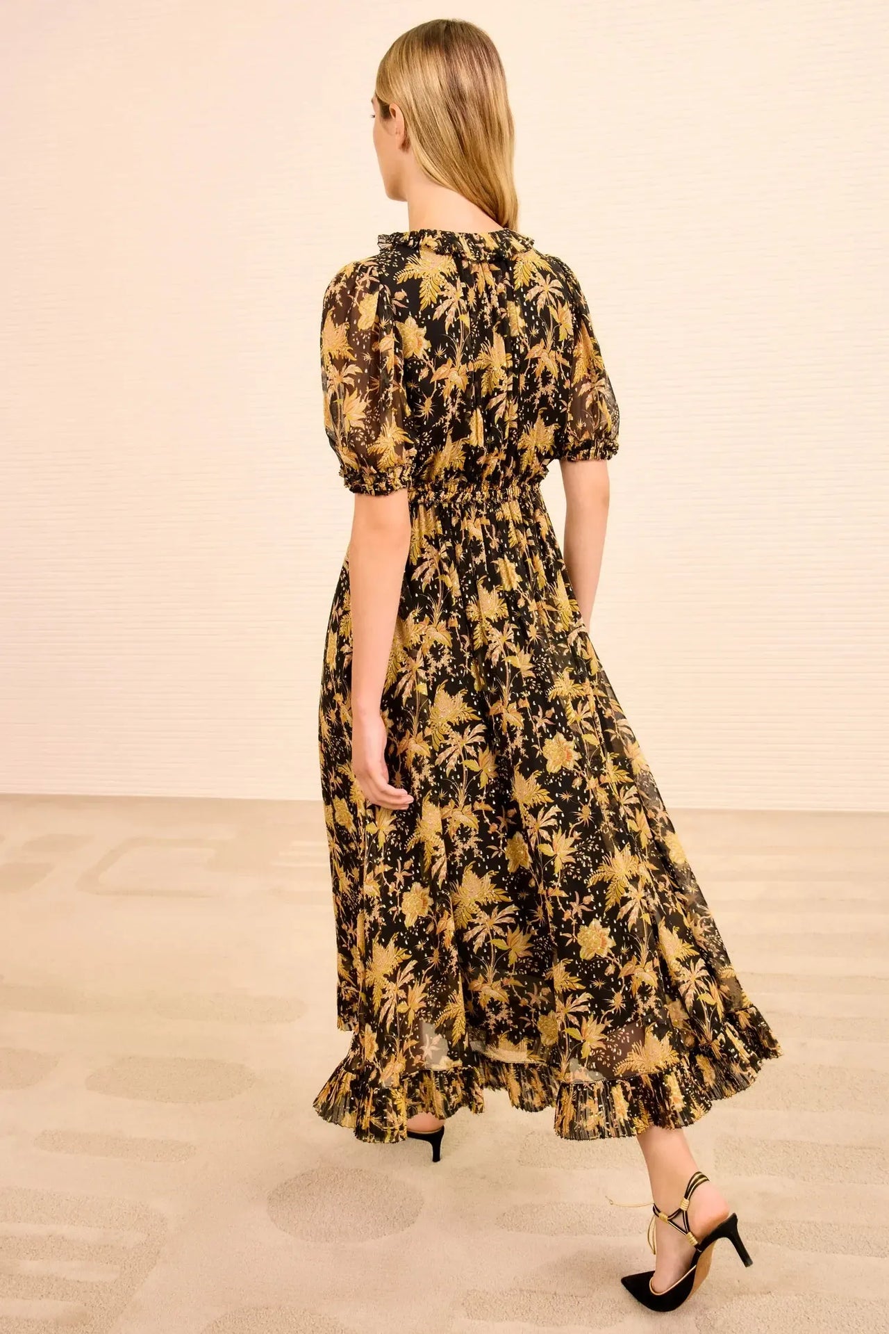 Rosamunde Puff Sleeve Dress-Dresses-Ulla Johnson-Debs Boutique