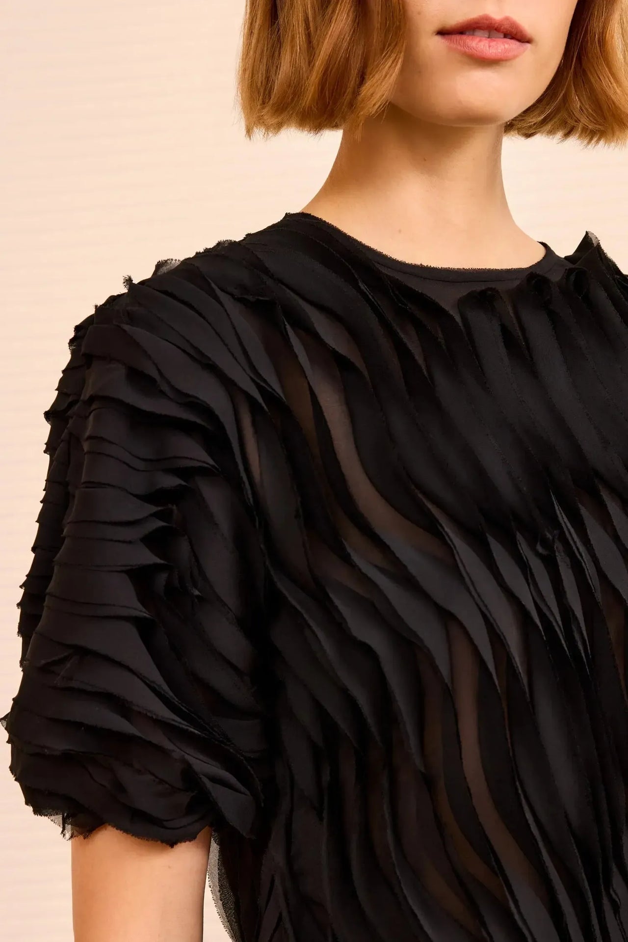 Vayda Short Sleeveless Chiffon Top-Tops-Ulla Johnson-Debs Boutique