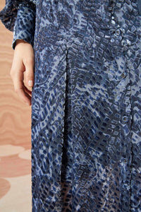 Thumbnail for Thalia Dress in Marine-Dress-Ulla Johnson-Debs Boutique